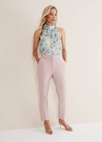 Phase Eight Eira Cigarettes Trousers Rose Australia | UE1809327